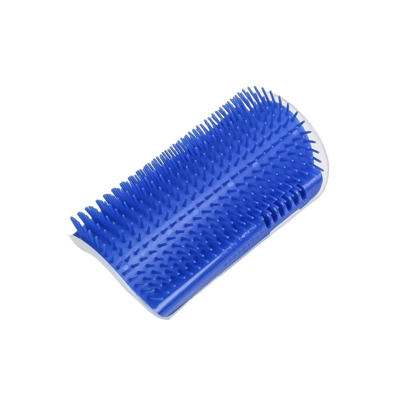 Self-Grooming Cat Scratcher & Massager – Removes Loose Fur While Your Cat Brushes Itself