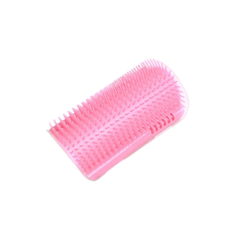 Self-Grooming Cat Scratcher & Massager – Removes Loose Fur While Your Cat Brushes Itself