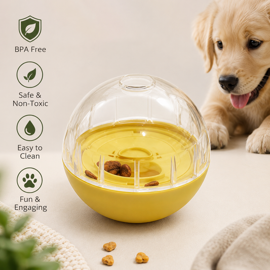 Interactive Dog Treat Ball – Slow Feeder Enrichment Toy