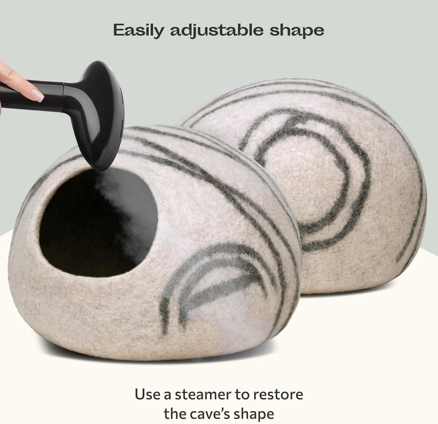 Premium Felt Cat Cave Bed for Indoor Cats
