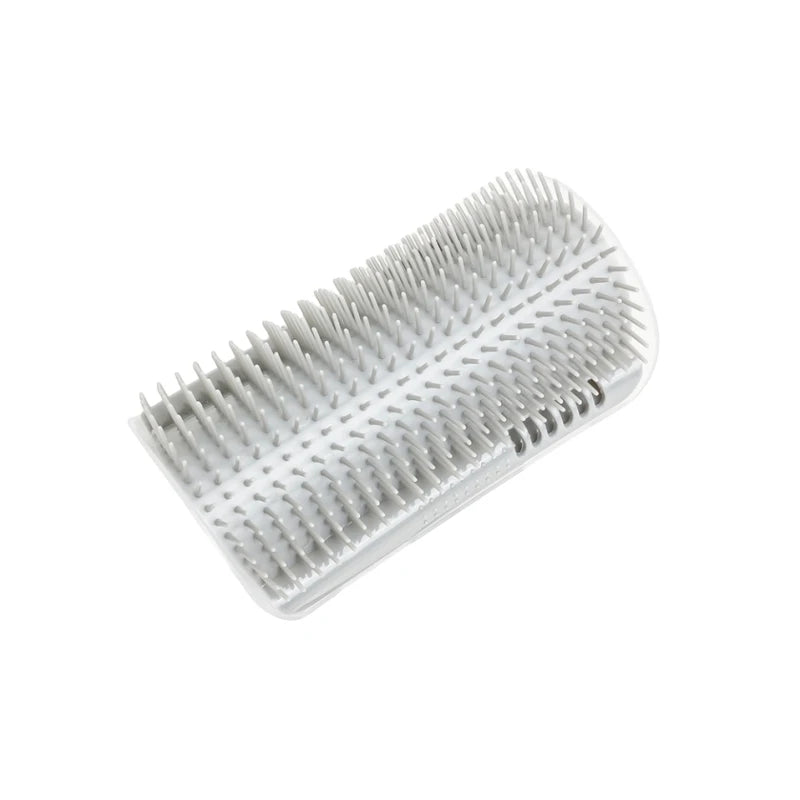Self-Grooming Cat Scratcher & Massager – Removes Loose Fur While Your Cat Brushes Itself