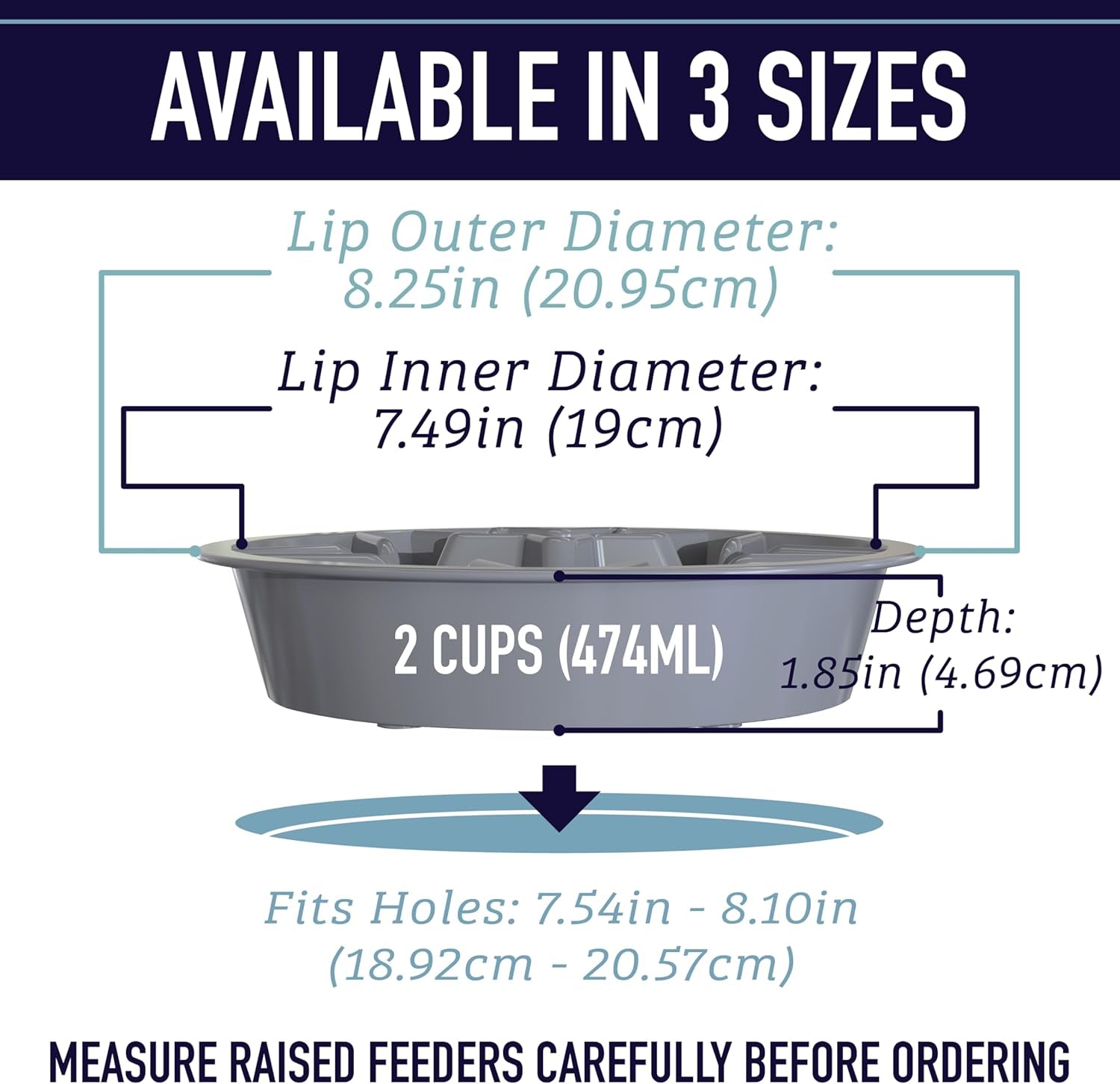 Slow Feeder Dog Bowl – 2-Cup Puzzle Food Bowl